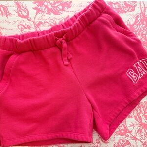 Gap Kids Pink Logo Pull On Shorts Girls XL 12